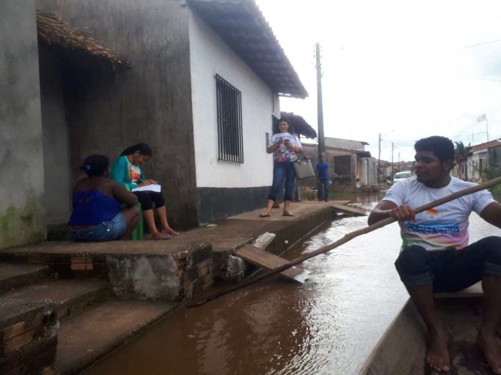 Mais de 100 famílias deixaram suas casas após rompimento de barragem na cidade de Pinheiro