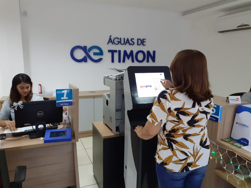 Loja da Águas de Timon ganha terminal de autoatendimento