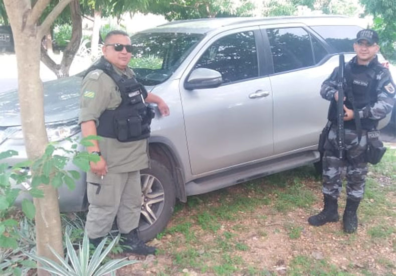 Polícia militar de Teresina recupera carro SW4 tomado em assalto a promotora de  justiça de Matões