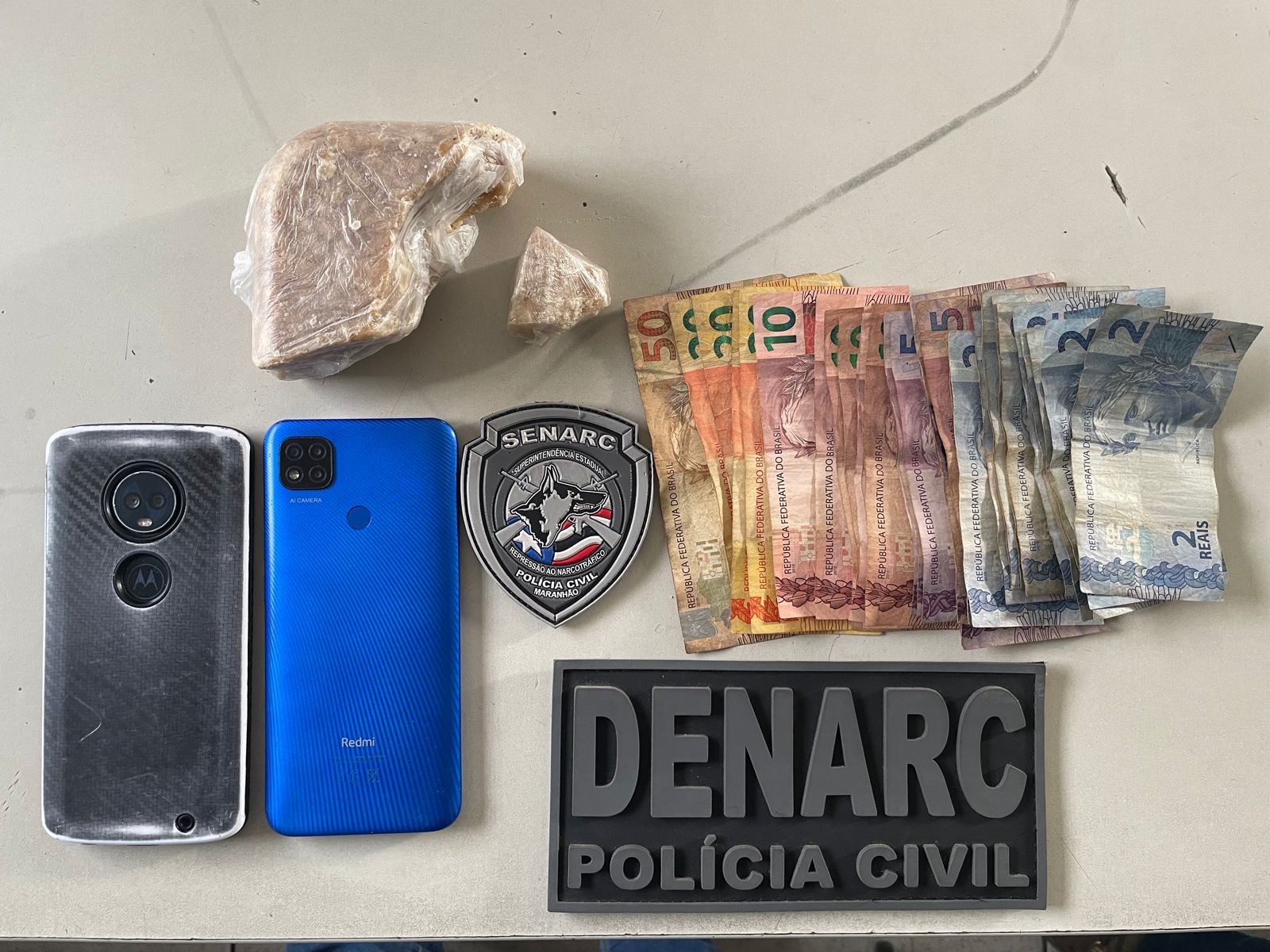 Polícia civil de Timon prende em Teresina homem com drogas para o tráfico