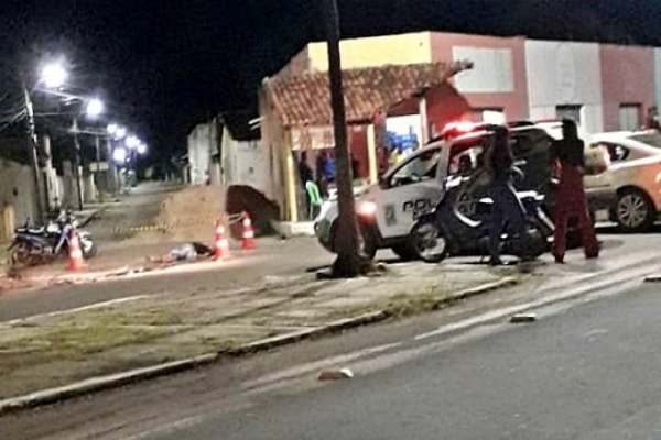 Vídeo mostra homem sendo atropelado em Campo Maior, Piauí