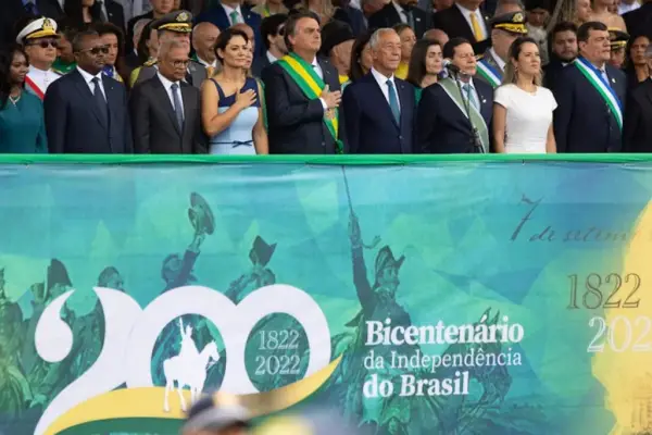 Bolsonaro participa do desfile em Brasília sem a presença dos chefes de outros poderes