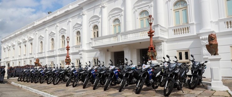 Boa notícia: Governo do Maranhão entrega motocicletas para o Batalhão de Timon