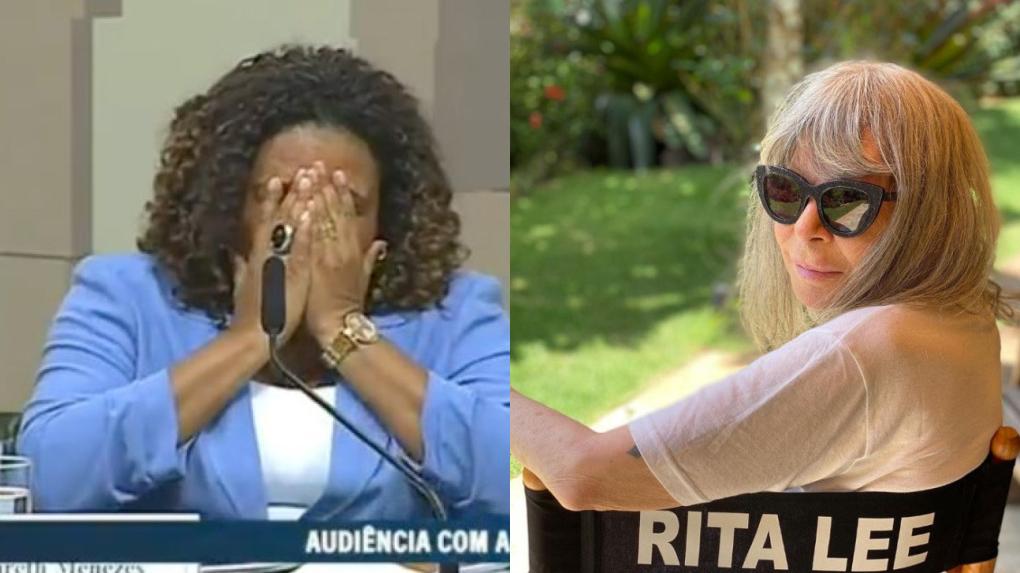 Assista: Ministra da Cultura recebe notícia da morte de Rita Lee em audiência pública