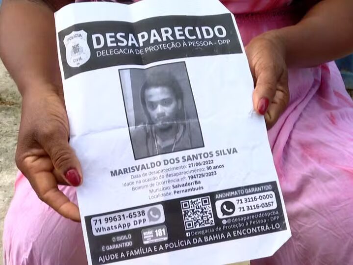 Baiano sai de casa para pedalar em bicicleta e é encontrado 3 anos depois