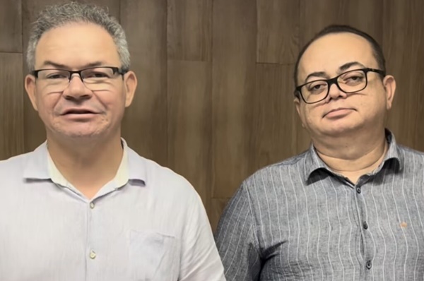 O encontro do prefeito Rafael com o ex-secretário de educação Gideão nesta sexta-feira (9)