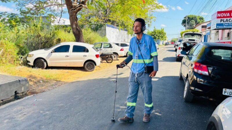 Caça vazamentos: Águas de Timon faz vistoria em 234 km de rede com ajuda de tecnologia acústica