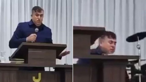 Assista: Pastor morre durante pregação com transmissão ao vivo