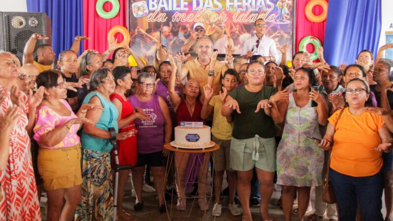 SEMDES promove baile de despedida das férias com muita animação e concurso de dança