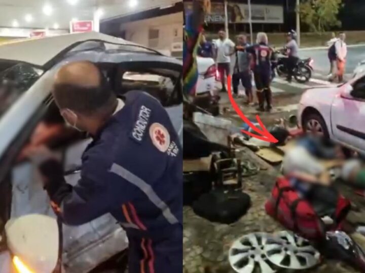 Acidente deixa três mortos em Teresina; Vítimas voltavam de culto religioso