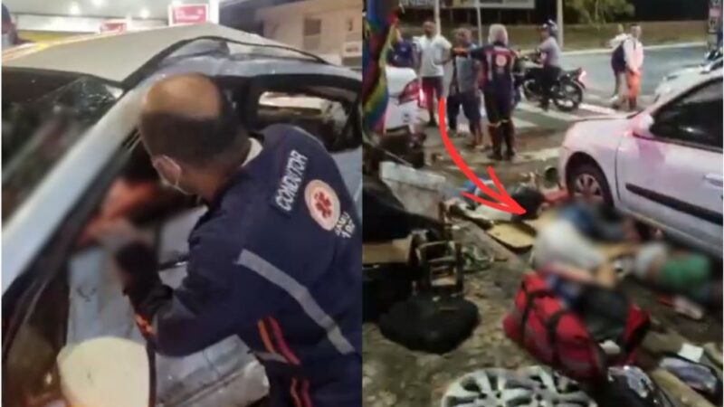Acidente deixa três mortos em Teresina; Vítimas voltavam de culto religioso