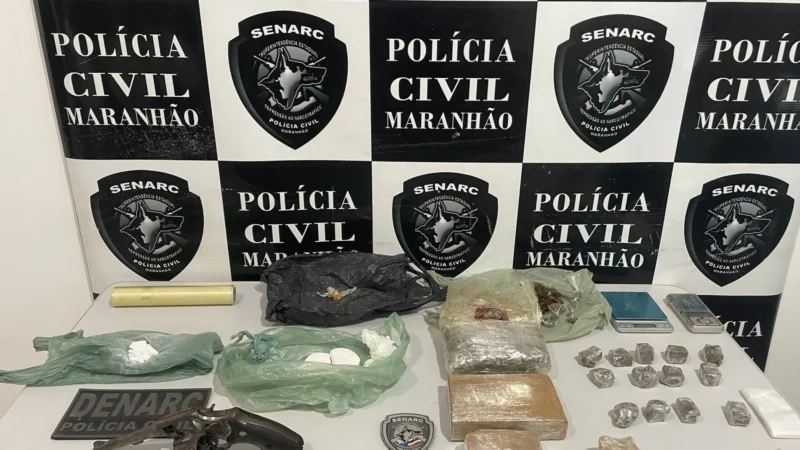Polícia militar faz operação em Matões e prende suspeitos, drogas e armas